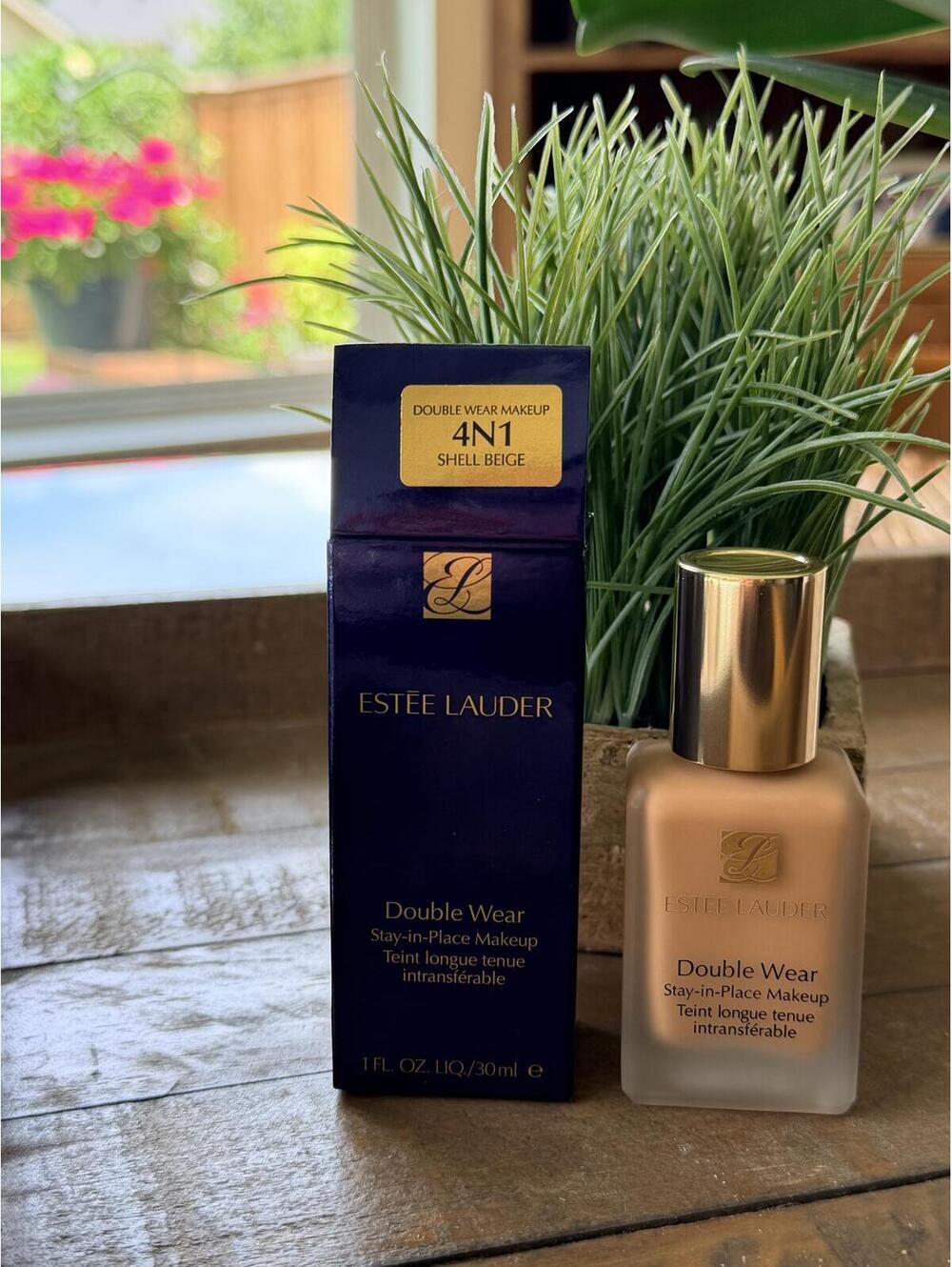 4N1 SHELL BEIGE Estee Lauder ORIGINAL Double Wear Stay-in-Place Makeup 1oz Disco